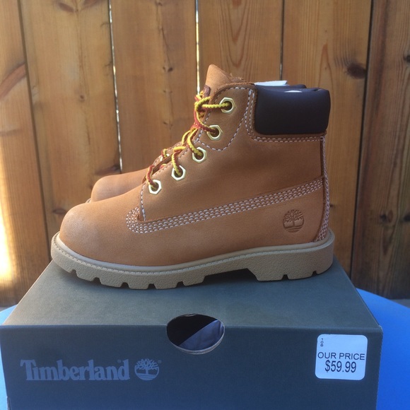 Timberland 6" Wheat Boots Size 9.5 - Picture 2 of 6